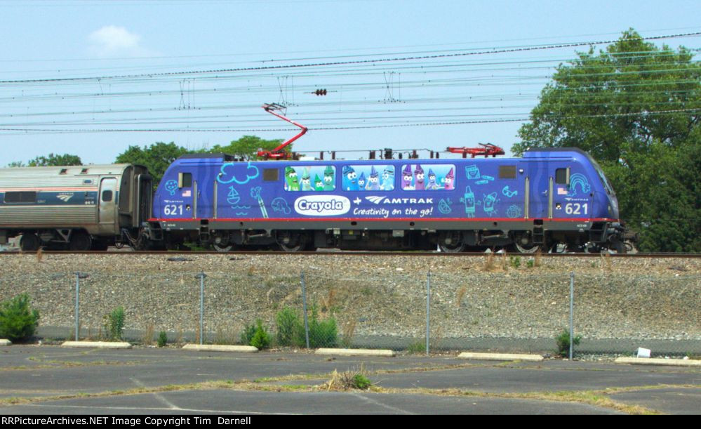 AMTK 621 on Keystone train 646.